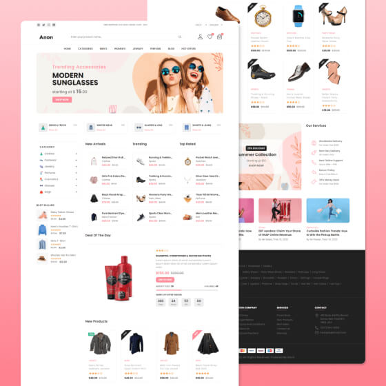 eCommerce website